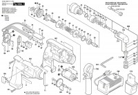 Bosch 0 602 490 611 IASR 9,6-12V Pn-Accu-Screwdriver Spare Parts